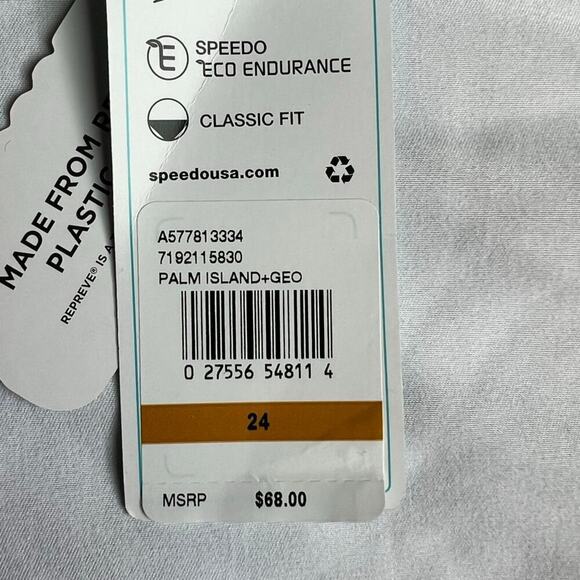 NWT Girls / Womens Printed The One 830 One-Piece Swimsuit, Size 24/00, Tropical - Picture 6 of 10